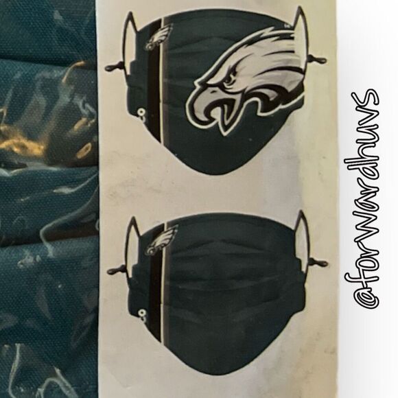 Philadelphia Eagles NFL Gameday Youth Mask Set New in Package - Picture 3 of 6